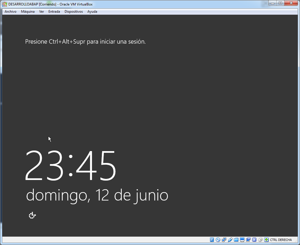 Instalacion de windows server finalizada